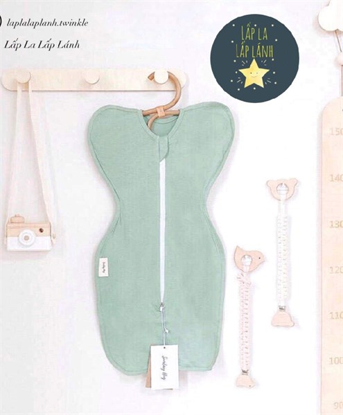 SundayHug Swaddle Kén ngủ size S (3-7kg) Green