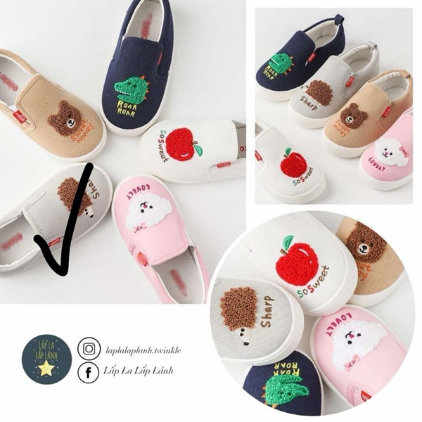 Ozkiz Slip on nhím Xám size 150