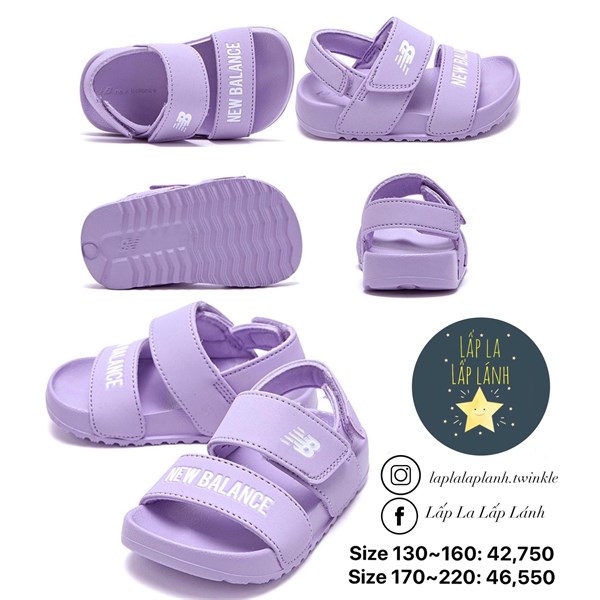 NewBalance Sandal Logo Purple (Kid)