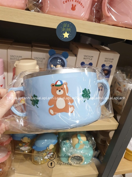 Modernhouse Tô inox 2 quai Gấu xanh