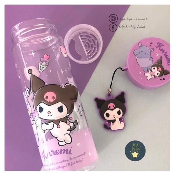 Lilfant Bình nước Kuromi 500ml