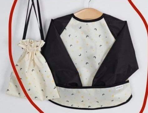 Easyfabric Áo yếm chống thấm Trăng sao size M