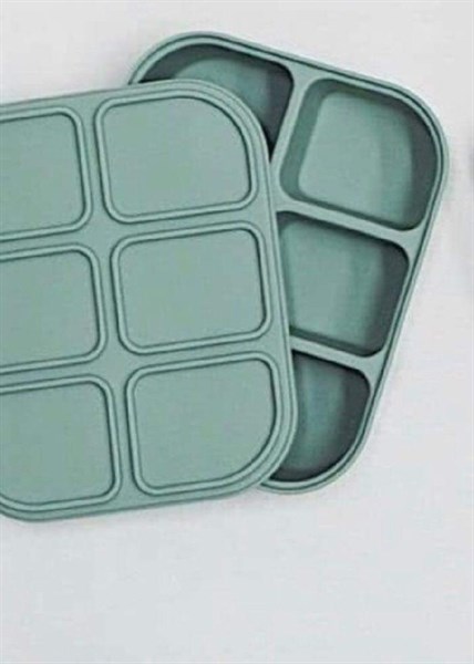 Modui Silicone Cube 6 ô Xanh lá đậm