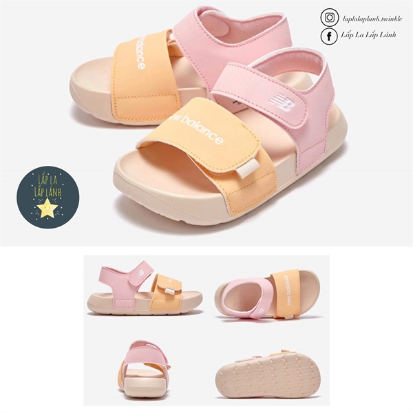 NewBalance Sandal hồng - vàng K6303P2I size 150