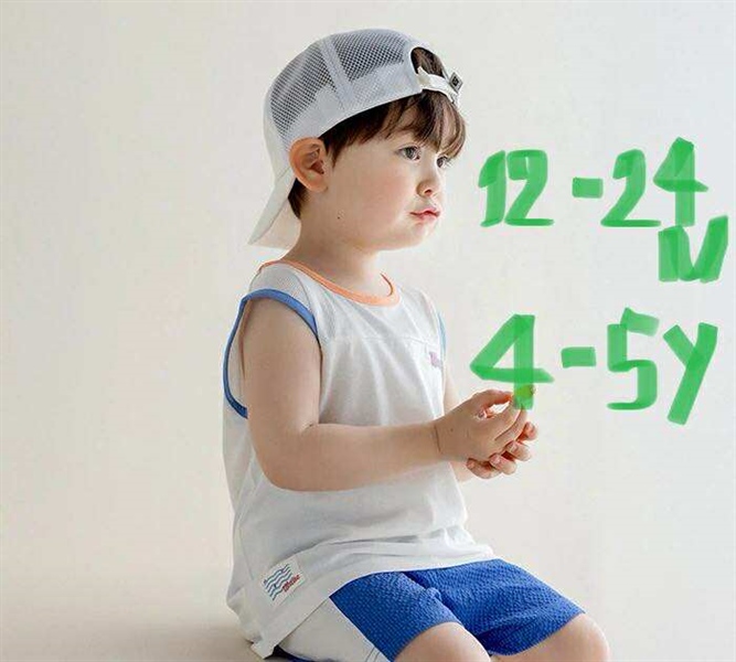 Happyprince Set đồ Áo ba lỗ size 4-5Y
