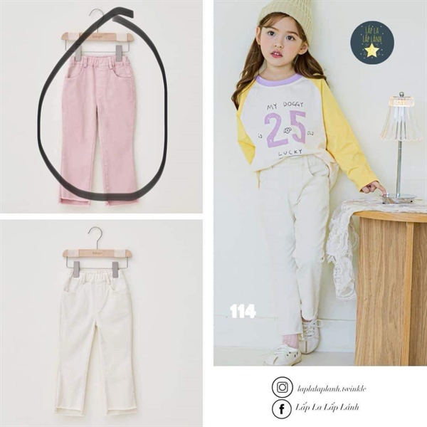 Bebezoo Quần ống suông size 110