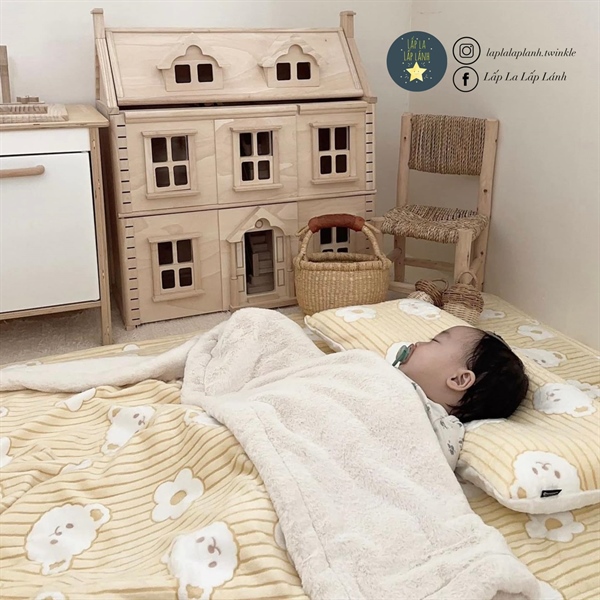 Formongde Wide pillow Gấu sọc vàng 30x70cm