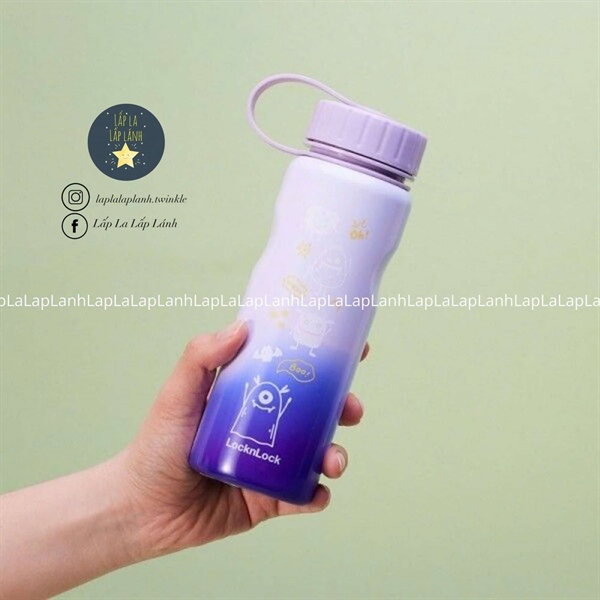 LocknLock Bình nước đổi màu Tím