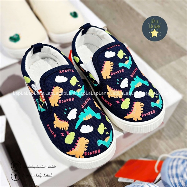 Ozkiz Slip on Navy khủng long size 140