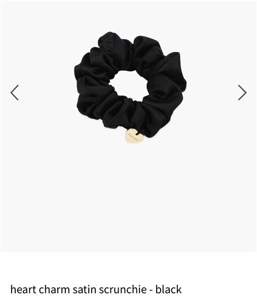 Depound Cột tóc satin Navy