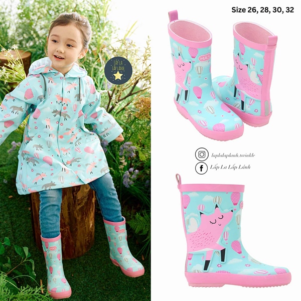 Has Ủng Cáo hồng size 26