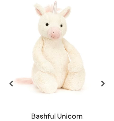 Jellycat Bashful Unicorn 31cm