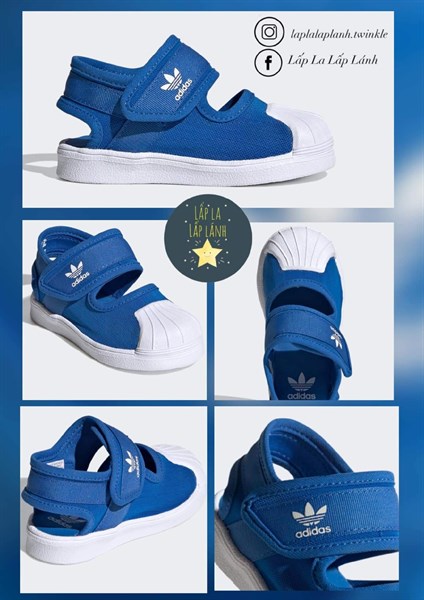 Adidas Sandal Xanh navy