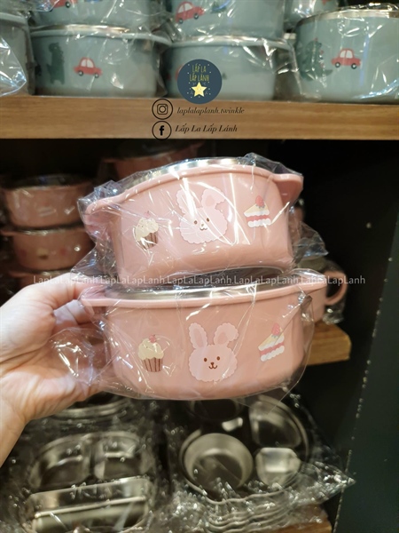 Modernhouse Chén inox nhỏ Thỏ hồng