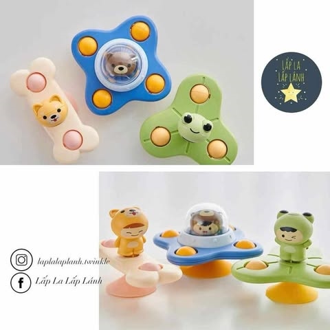 Littlecloud Set con quay Gấu Ếch 3p