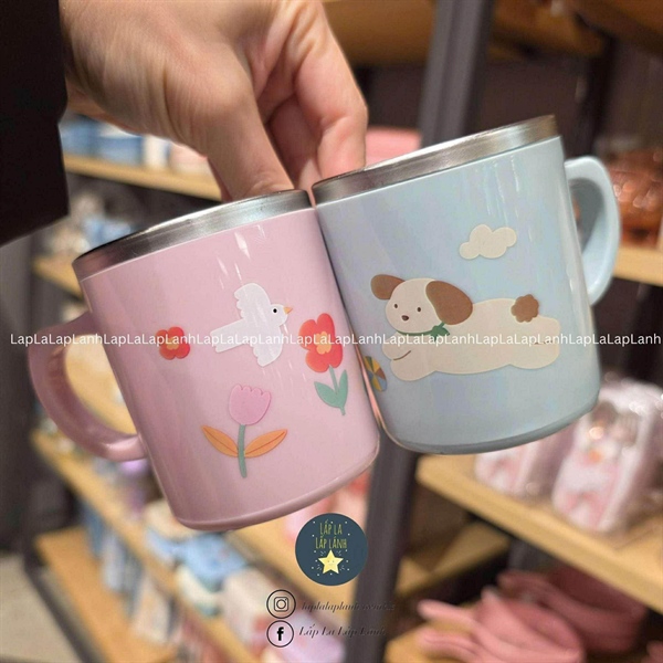 ModernHouse Ly inox Thỏ trắng