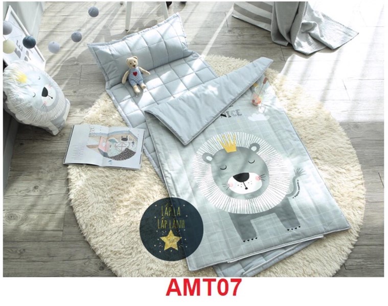 Amante Set Ngủ Sư Tử Mint + Túi chống thấm