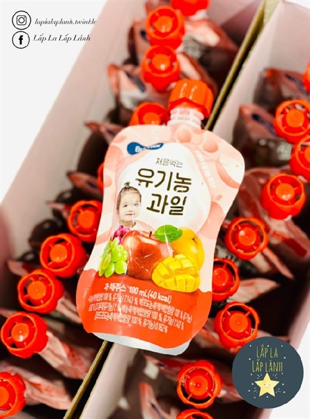 Bebecook- Nước ép Hoa Quả Hỗn Hợp Dạng gói nhỏ