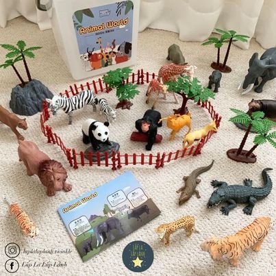 Happyplay Mô hình động vật Animals World