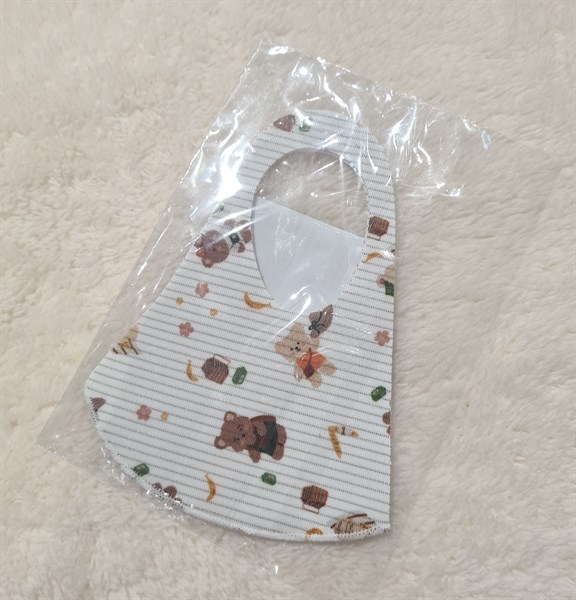 Bebenuvo Khẩu trang cho bé 2-4y Gấu Teddy