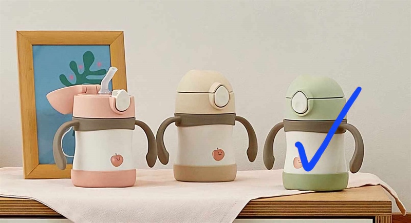 Foogo Bình giữ nhiệt Thermos Táo xanh 200ml