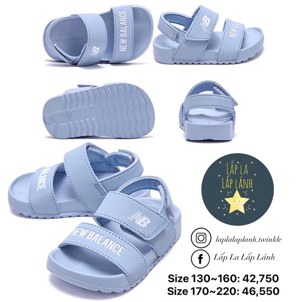 NewBalance Sandal Logo Blue (Baby)