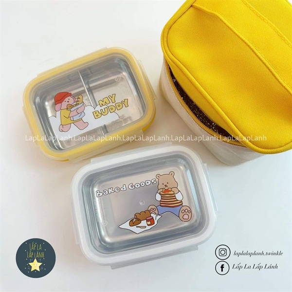 Dailylike lunch box Vàng