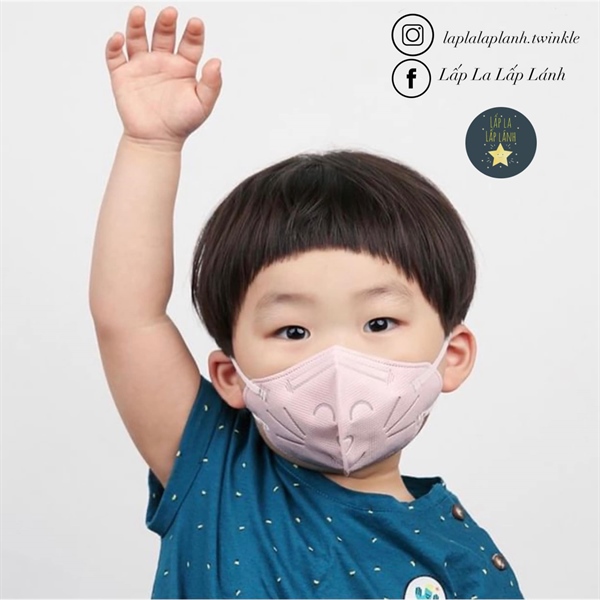 Healtime Set 5 cái khẩu trang mèo Hồng