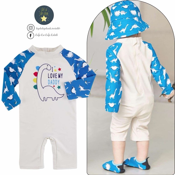 Joymulti Đồ bơi khủng long xanh size 110