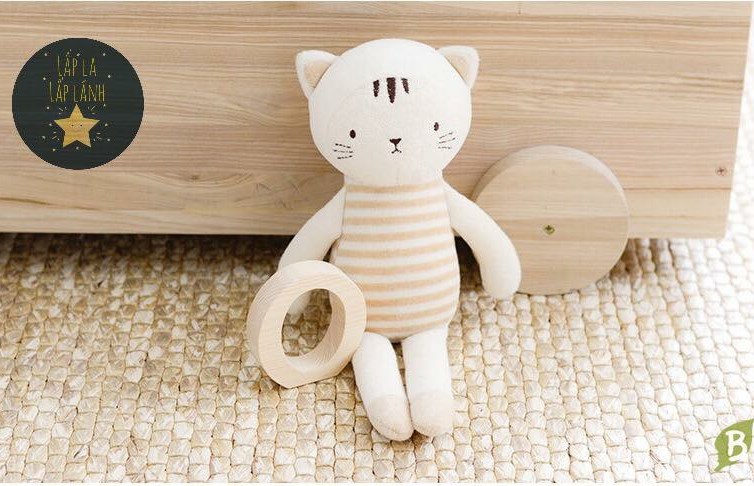 BlessNature Thú bông organic Mèo ba chỏm 30cm