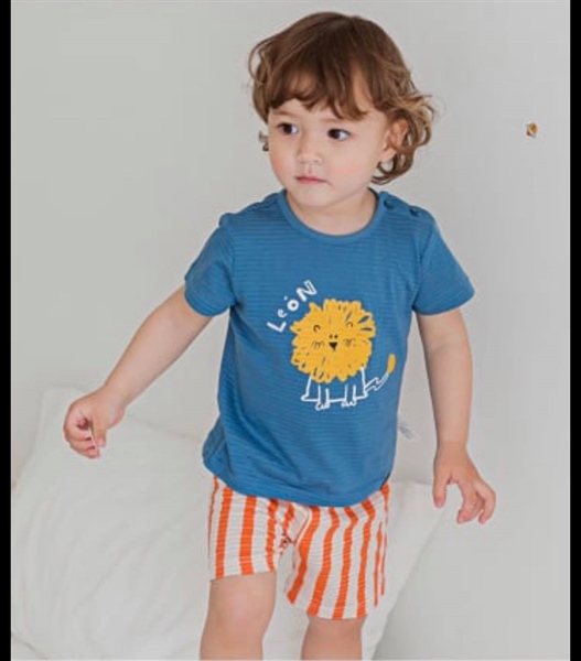 Cordi Đồ bộ Sư Tử Vàng Nền Xanh size 110