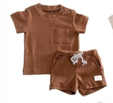 SundayHug Đồ bộ Nâu đỏ size 6m