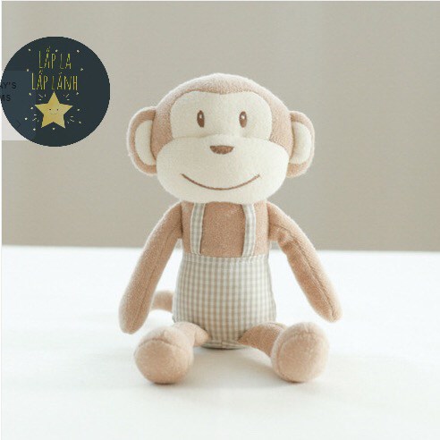 BlessNature Thú bông organic Khỉ bông 30cm