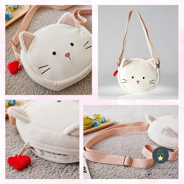 ModernHouse Crossbag Mèo Trắng