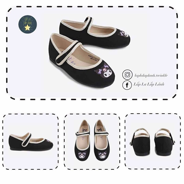 Shoopenkids Giày bệt HPKWFFA32S Kuromi S160
