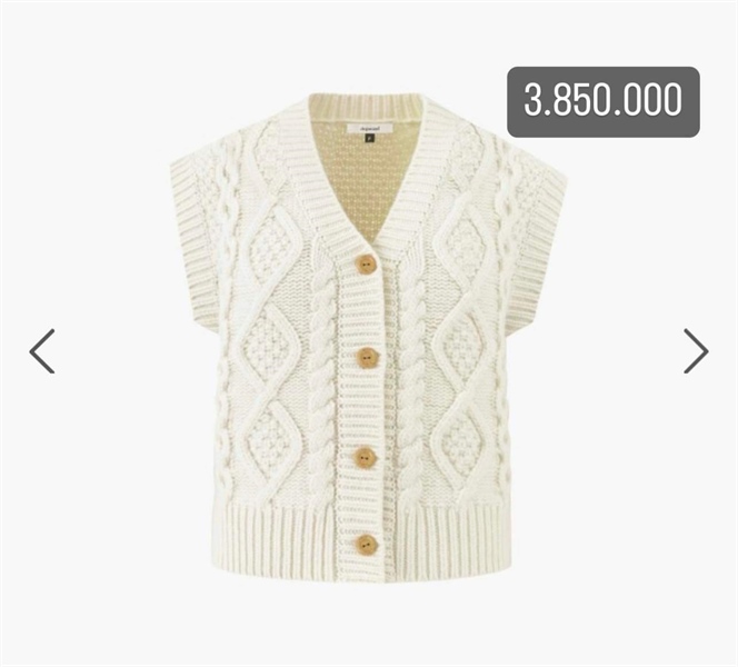 Depound Áo len trắng