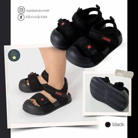 Ozkiz Sandal đen logo