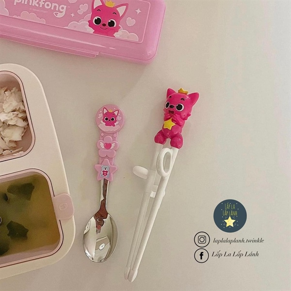 Pinkfong Set muỗng đũa