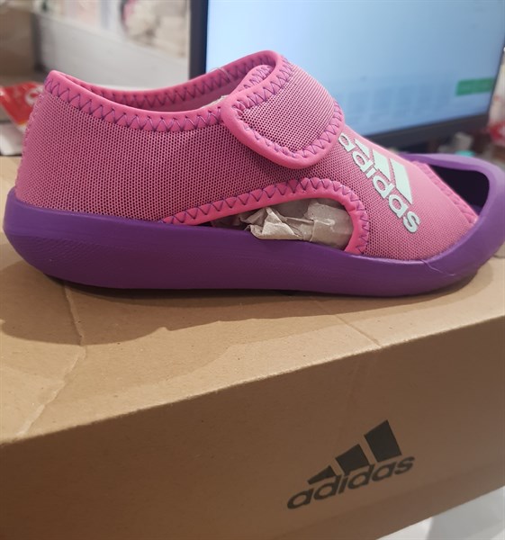 Adidas Sandals hồng đế tím size 175