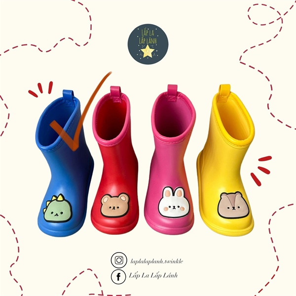 ECLL Ủng khủng long xanh size 170