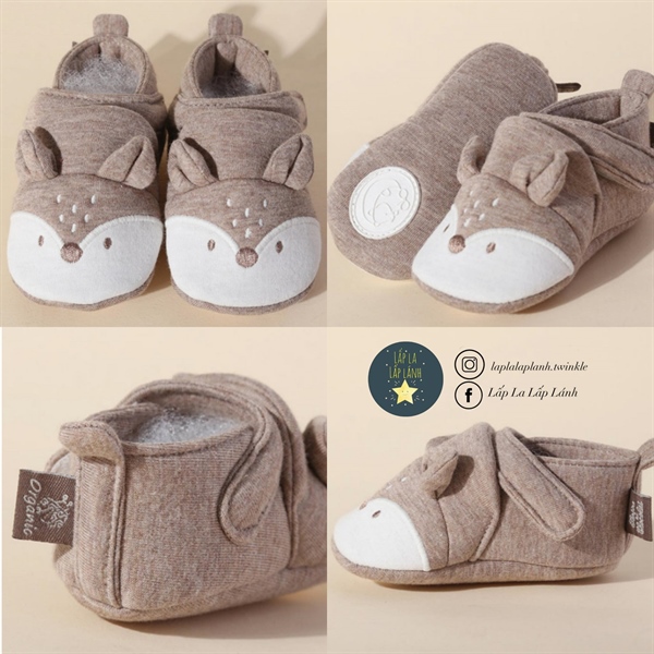 Tartine Giày vải cáo Xám size 115