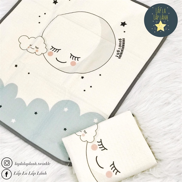 Lieto Thảm chống thấm Mây trăng ngủ size S