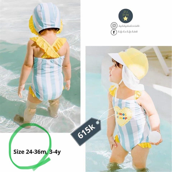 Happyprince Set đồ bơi size 24-36m