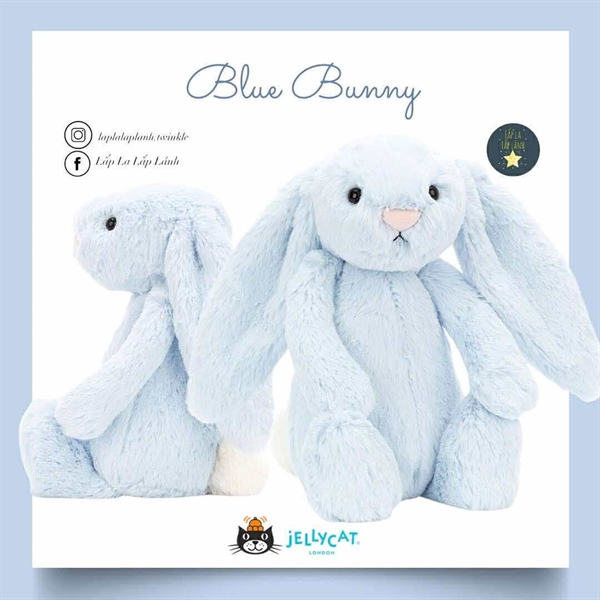 Jellycat Bunny Cotton Blue 31cm