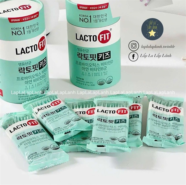 Lactofit Hộp men vi sinh Lactofit Kids 60 gói loại 4-14Y