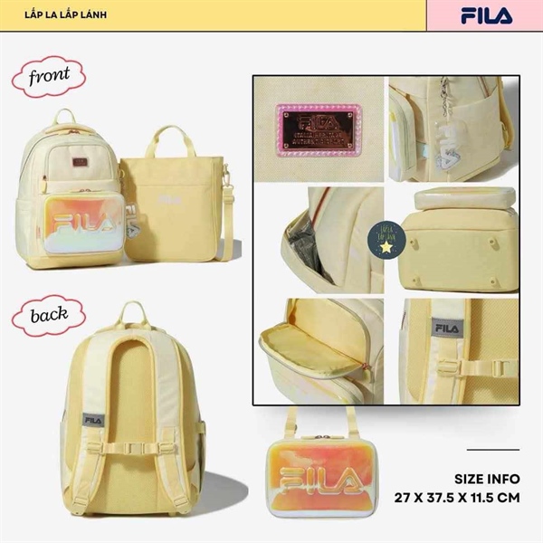 Fila Set balo FK3BEG1006X Vàng