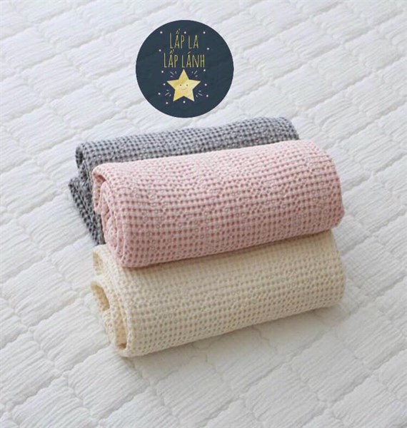 Tanihome Chăn lưới Trắng size 80x100