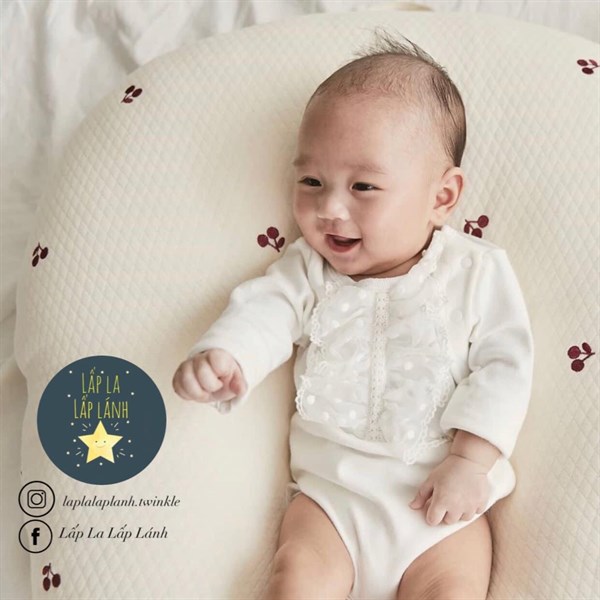 Rototobebe Vỏ Gối Chống Trào Cherry Đỏ