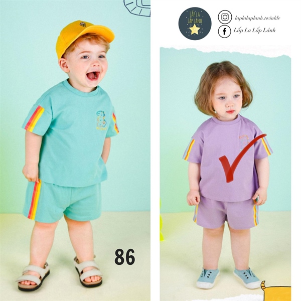 Mollimelli Đồ bộ cầu vồng