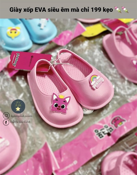 PANCOAT Giày nhựa PinkPong Hồng size 150